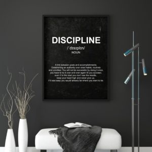 Discipline Wall Art